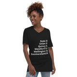 413 Love 2 Women's Short Sleeve V-Neck T-Shirt