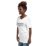 BGGTST Signature Short Sleeve V-Neck T-Shirt WHITE